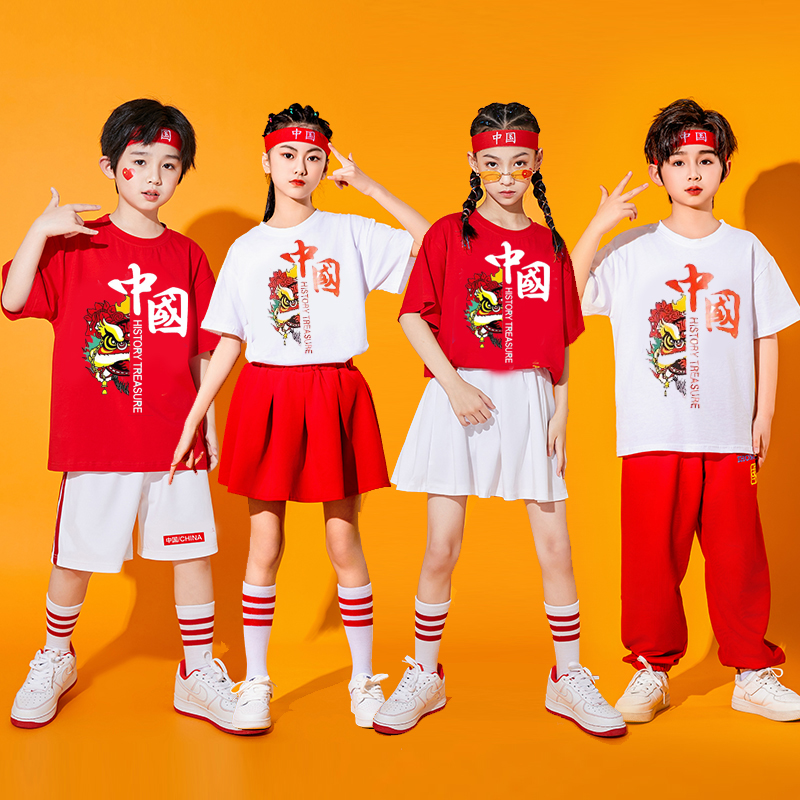 六一儿童表演服中国风幼儿园舞蹈服小学生啦啦队运动会演出服套装