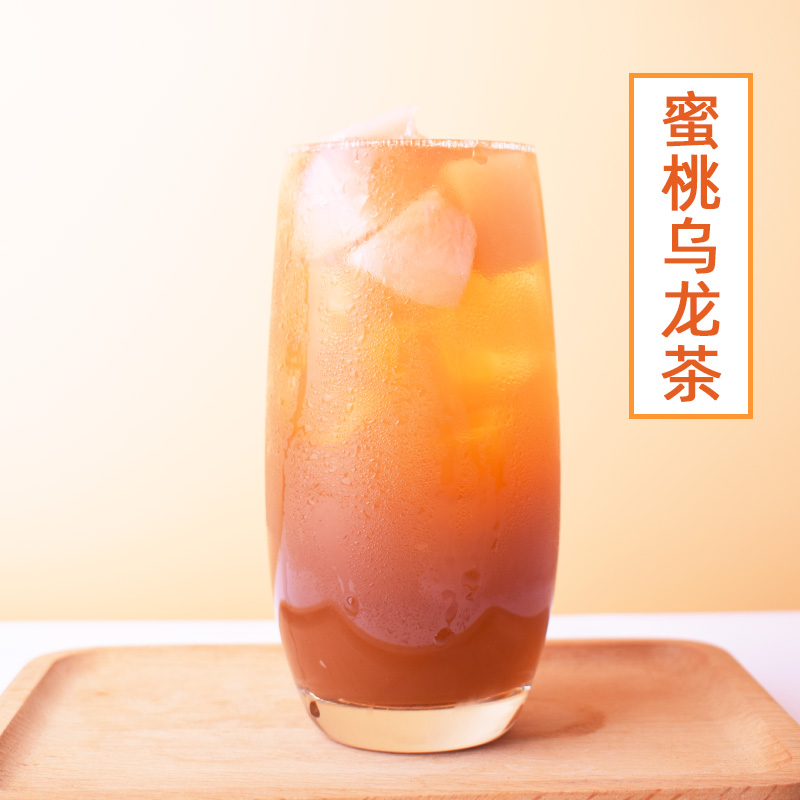 莫巴克蜜桃乌龙高倍浓缩果汁奶茶店饮品原料夏季新品水果茶原料