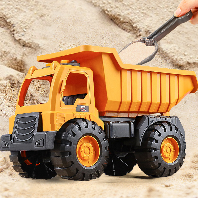 翻斗车儿童大号车自卸卡车三岁男孩装土大货车工程小汽车玩具挖机