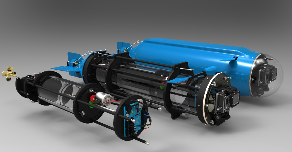 无人机水下无人机航行器3D模型