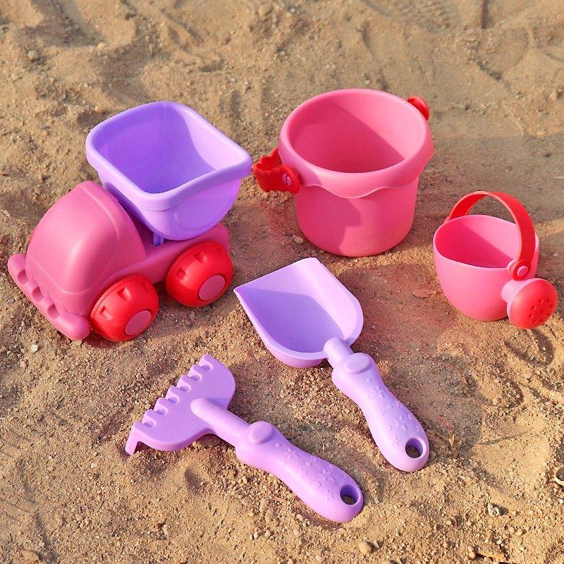 儿童海滩玩具套装小水桶宝宝挖沙工具铲子戏水户外海边沙滩男女孩