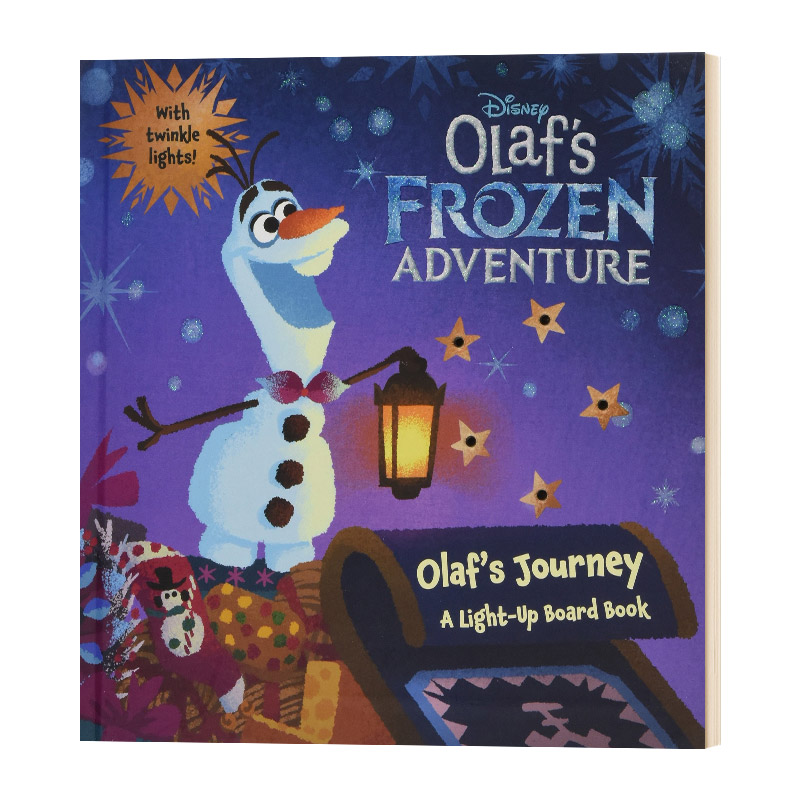 英文原版绘本 Olaf's Frozen Adventure Journey 冰雪奇缘之雪宝的大冒险 Disney迪士尼翻翻纸板书 英文版儿童外文书