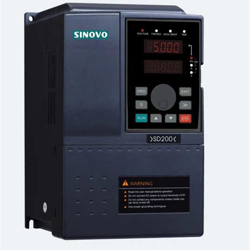 SINOVO变频器SD200系列1.5/2.2/4/5.5/7.5/11/15/22/30KW380V