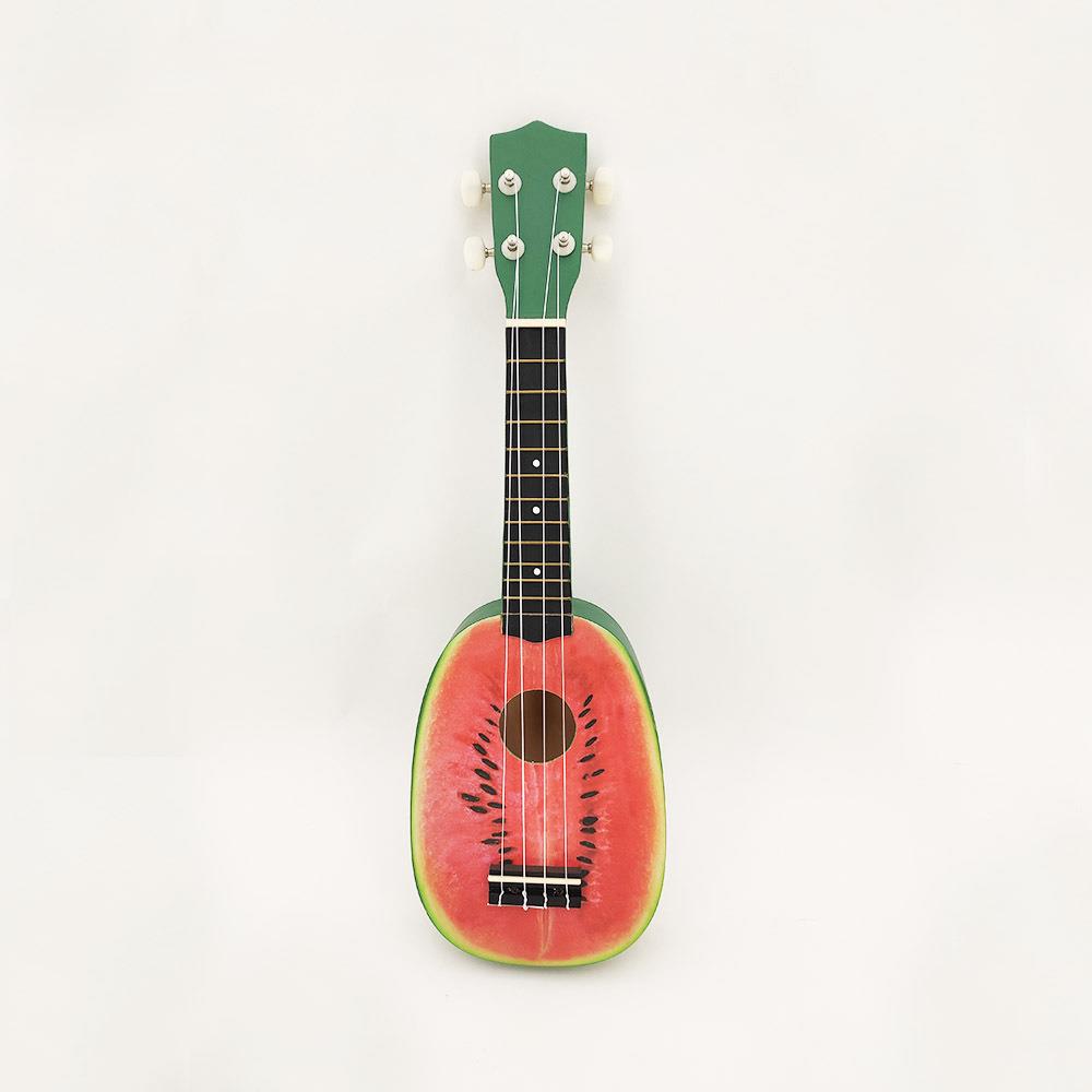21寸水果西瓜图案尤克里里可弹奏乌克丽丽uklele四弦小吉他
