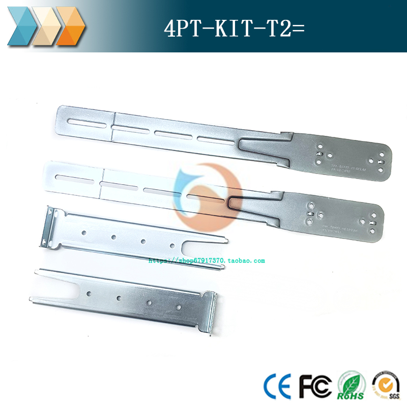 4PT-KIT-T2= 导轨 支架 挂耳 用于 Cisco C9300X-24Y-A