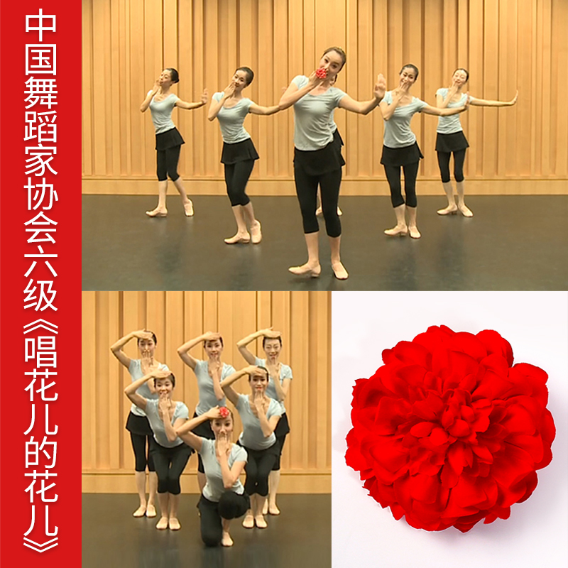中国舞六级考试唱花儿的花儿手指花民族舞考级专用舞蹈道具手指花