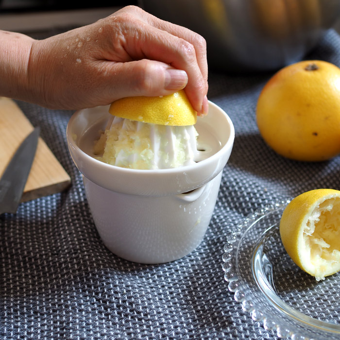 柠檬西柚和橙子的归宿｜日本制 瓷器手动家用榨汁器 可滤籽好收纳