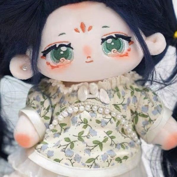 小龙女定制棉花娃娃20cm正版棉花娃娃衣服正版无属性玩偶生日礼物