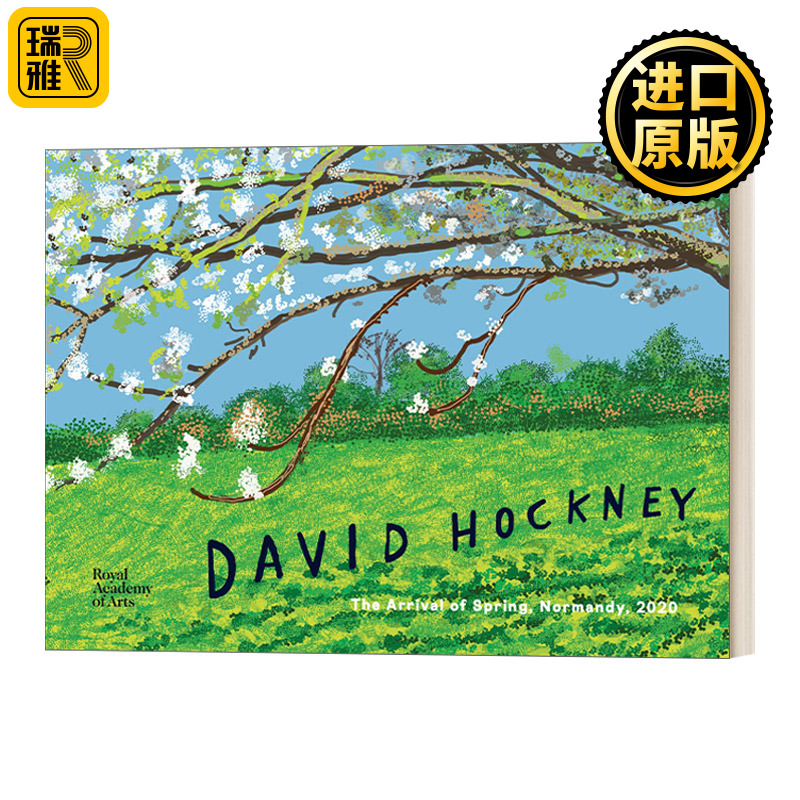 英文原版 David Hockney 大卫霍克尼 2020年在诺曼底 春天的到来 精装 插画 IPad绘画 英文版 David Hockney 进口英语原版书籍