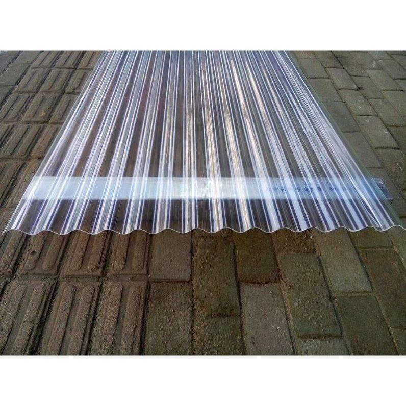 2.0毫米厚阳光板采光板透明瓦亮瓦树脂玻璃纤维瓦雨棚阳台波浪850