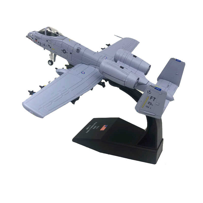 飞机模型Thunderbolt雷电攻击机ns model1:100大鲨鱼嘴A-10摆件