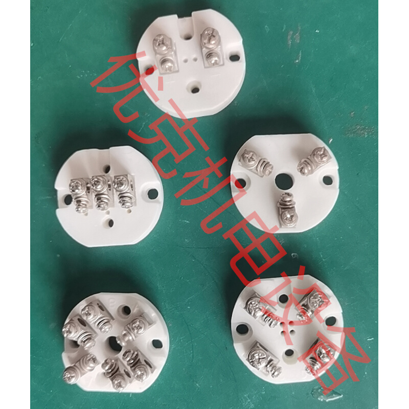 。K型热电偶陶瓷接线板 瓷板接线柱 PT100热电阻 温度传感器