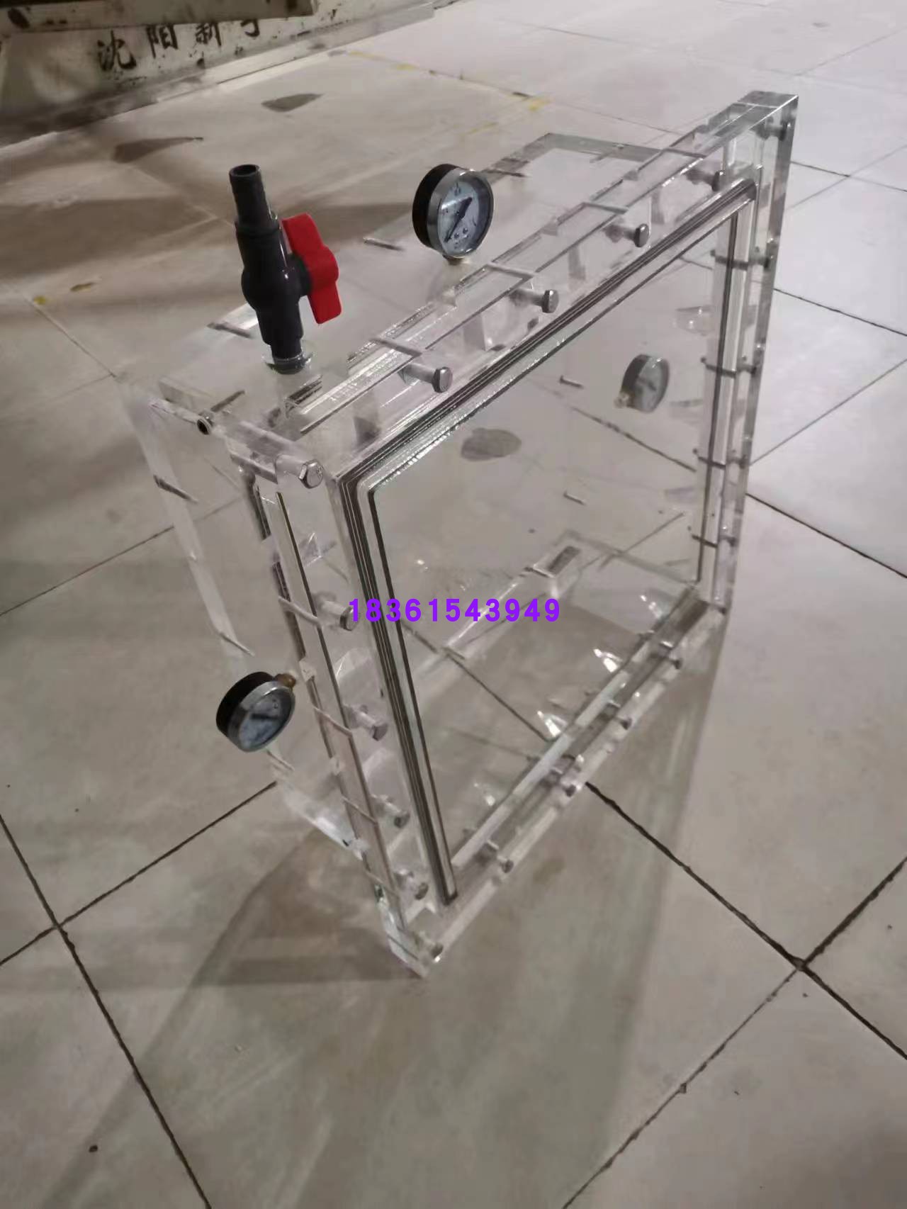 透明亚克力帕斯卡炸裂箱真空实验箱有机玻璃帕斯卡炸裂桶加工定制