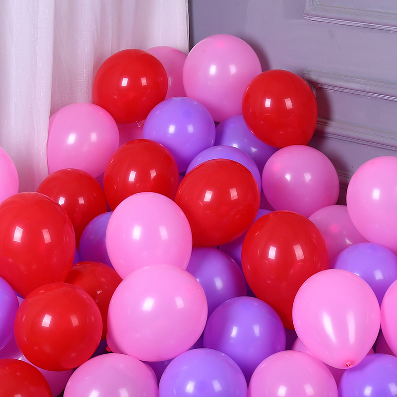儿童生日派对结婚婚礼女婚房开业场景活动布置乳胶加厚圆形气球