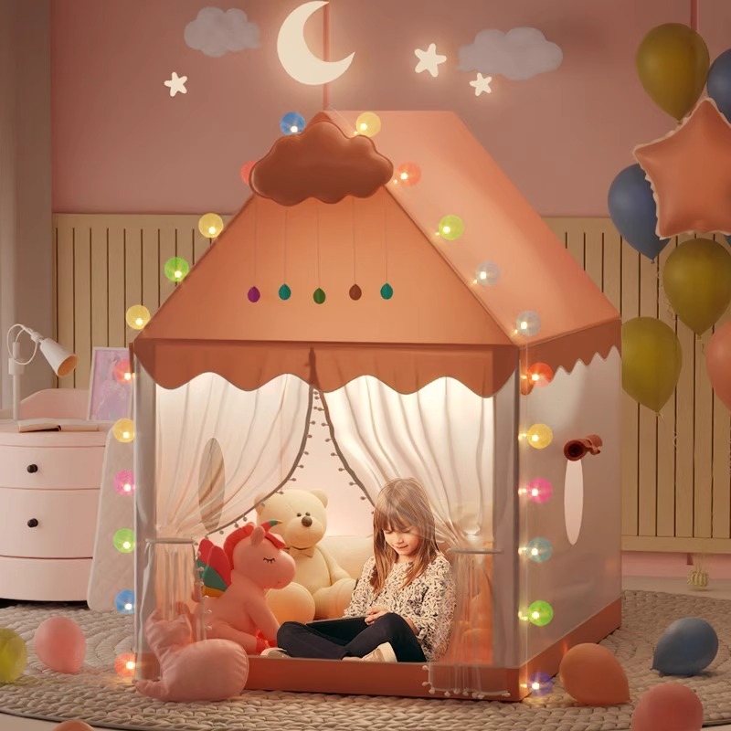 帐篷室内儿童女孩公主玩具小帐篷小孩宝宝城堡女童家用房子游戏屋