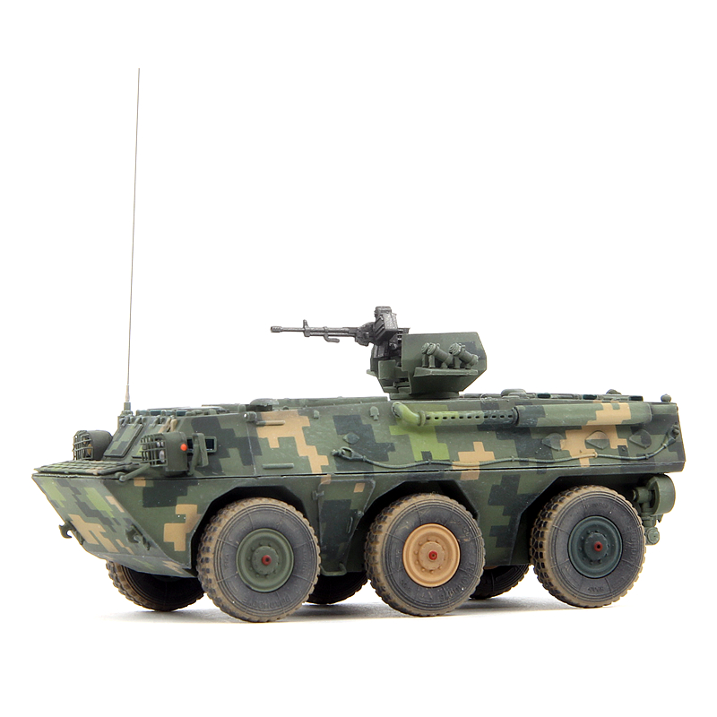 UNISTAR中国ZSL-92A轮式装甲输送车丛林山地数码6轮成品模型1/72