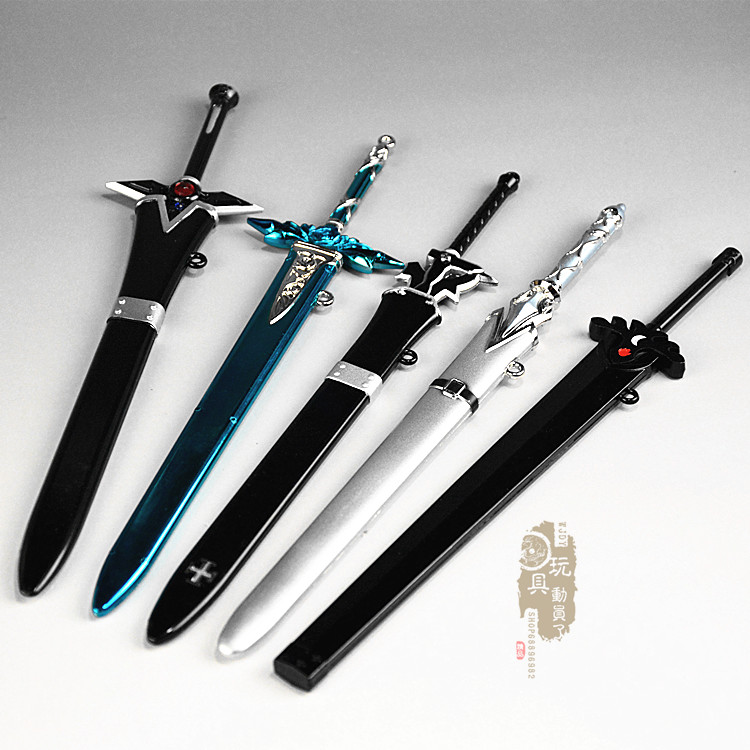 刀剑神域武器兵器模型桐人黑剑白剑优纪绝剑阐释者逐暗者夜空之剑