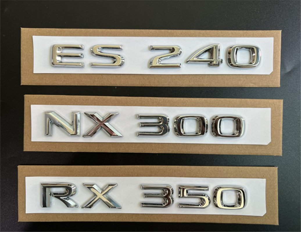适用于雷克萨斯LXGX470ES200RX350LSISNX260GS尾箱后标数字车标