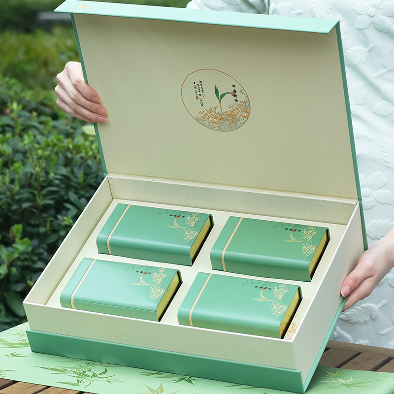 2024年日照绿茶包装盒空礼盒定制高档半斤古树红茶茶叶礼盒装空盒