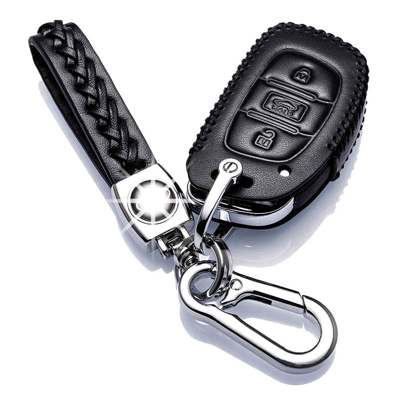 全新途胜钥匙套2020款北京现代领动专用真皮汽车钥匙包名图钥匙扣