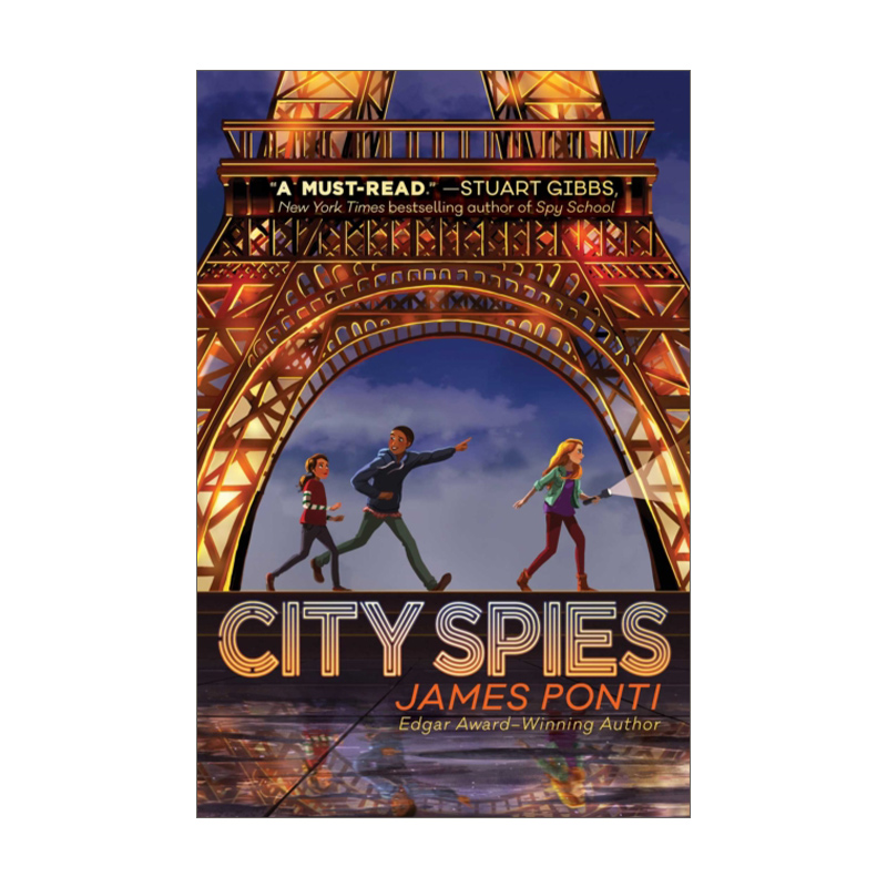 英文原版 City Spies 城市间谍系列1 巴黎 青少年冒险故事 英文版 进口英语原版书籍