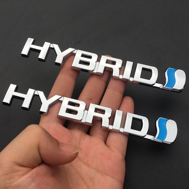 适用于丰田金属混合动力车标凯美瑞锐志卡罗拉混动贴标HYBRID贴标