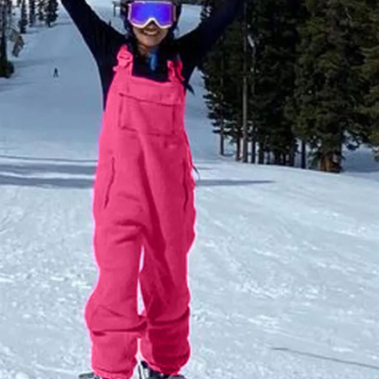 欧美女连体衣连体裤加绒加厚毛绒滑雪服运动衫jumpsuit jumpsuit