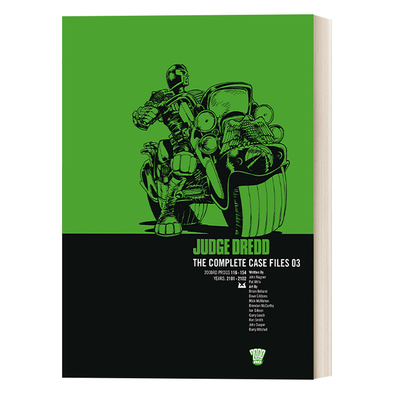 英文原版 Judge Dredd Case File 3 特警判官 漫画合集#3 英文版 进口英语原版书籍