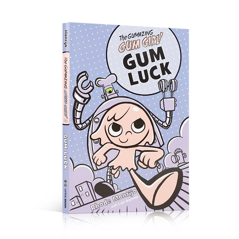 英文原版The Gumazing Gum Girl!, Book 2 Gum Luck 口香糖女孩！，第二册口香糖的运气 6-9岁儿童课外英语阅读桥梁漫画冒险故事书
