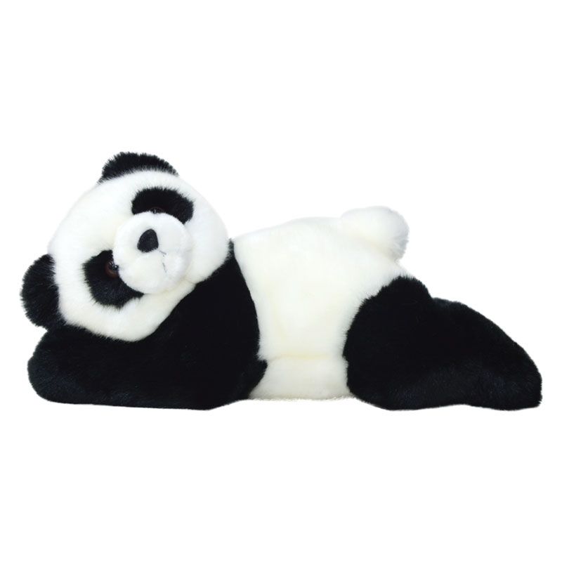正品磁铁熊猫玩偶爬树熊猫公仔动物园熊猫毛绒玩具送国外友人礼品