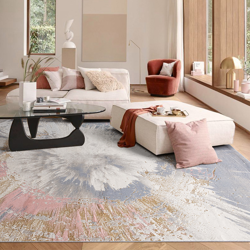 Dammi高级浪漫艺术感设计师原创地毯别墅豪宅客厅卧室床边毯高品