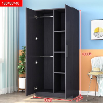超薄黑色窄一米二1.2矮1.4衣柜40公分80cm120厘米深1米2卧室宽长