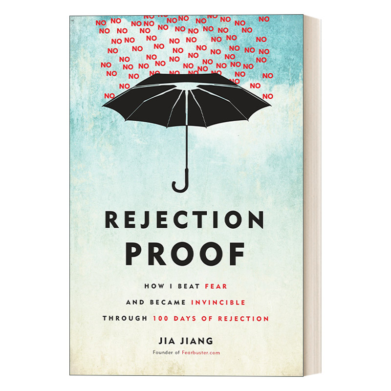英文原版 Rejection Proof 没有永远的拒绝 你只是暂时不被接受 TED Talk蒋甲Jia Jiang 精装 英文版 进口英语原版书籍