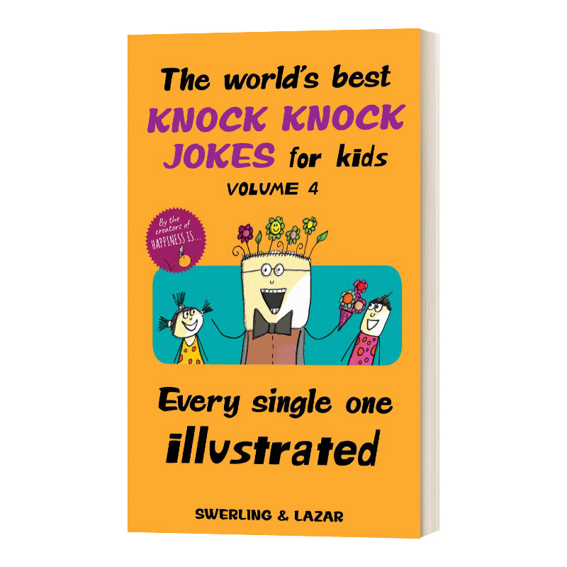 英文原版 The World's Best Knock Knock Jokes for Kids Volume 4 很好笑的笑话4 幽默绘本 英文版 进口英语原版书籍儿童外文书