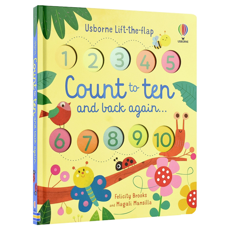 【现货】Count to Ten and Back Again，数到10然后再倒数 英文原版图书进口正版 3-6岁儿童数学启蒙简易入门数数图画书