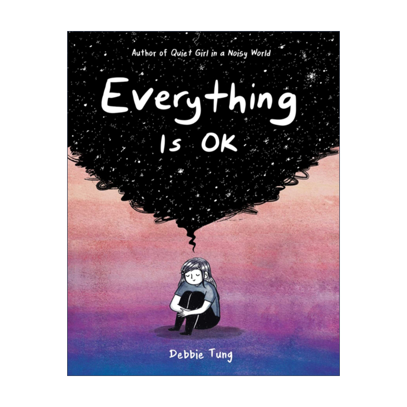 英文原版 Everything Is OK 所遇之事终将变好 抑郁焦虑症 图像小说 英国华裔网红漫画师Debbie Tung 英文版 进口英语原版书籍