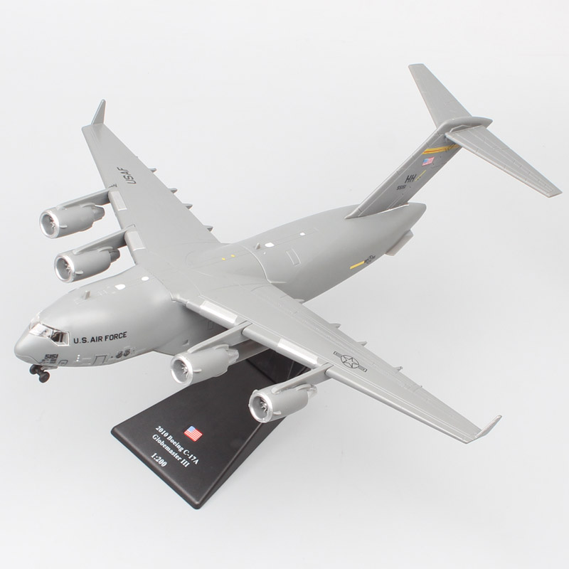 1:200 Amer美国空军 C-17环球霸王运输机Globemaster飞机仿真模型
