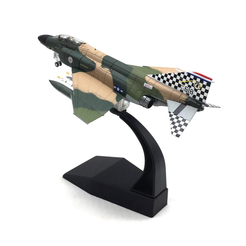 1：100美国空军麦道F-4鬼怪仿真合金战斗机模型成品F4Nsmodel