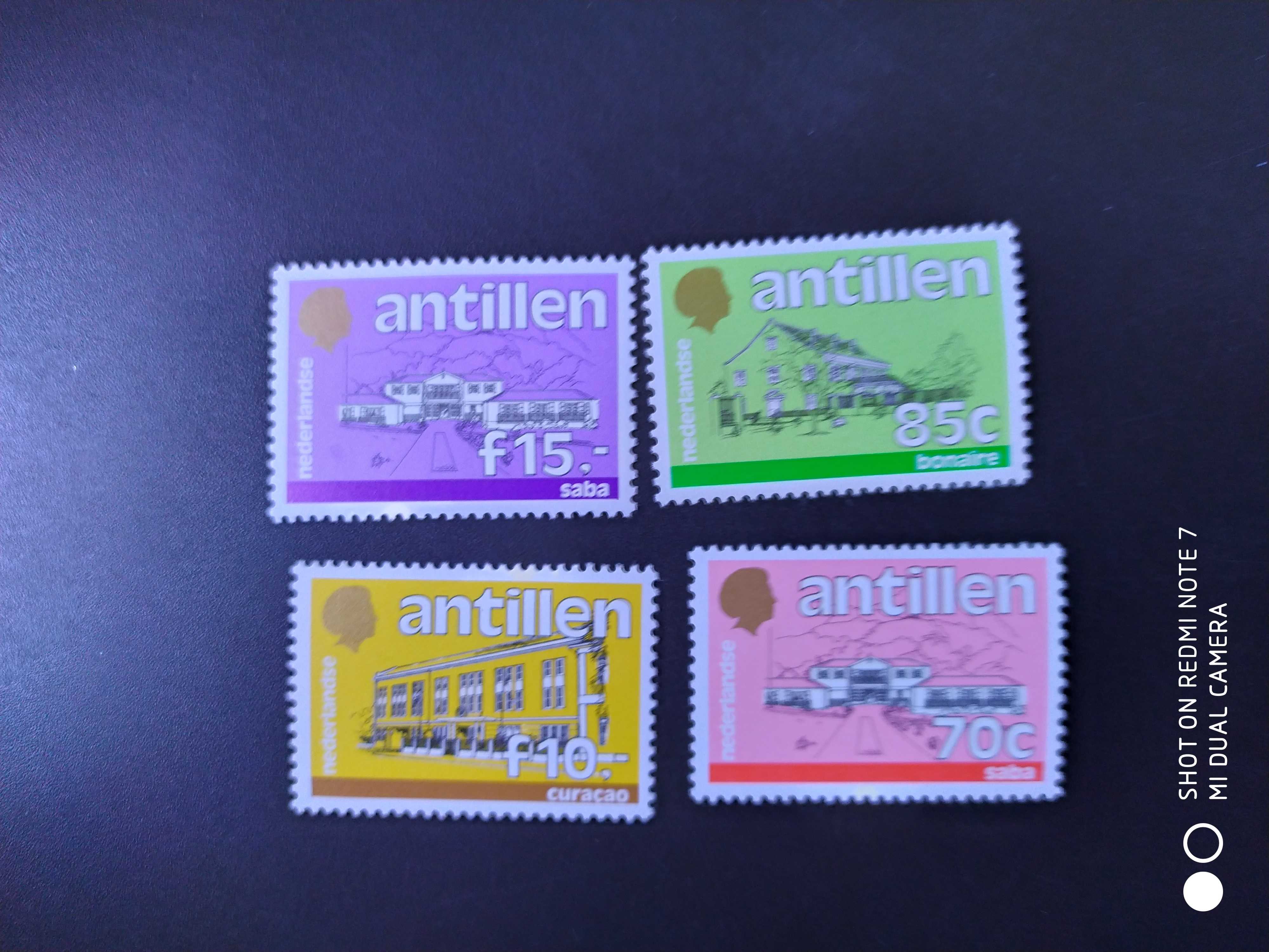 荷属安地列斯1987年建筑邮票4新