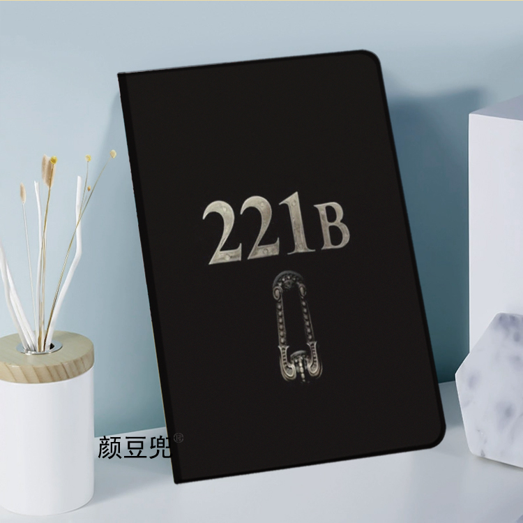 神探夏洛克 221B 周边 ipad10.2适用于air4/5 10.9第十代matepad pro11笔槽mini45/6小米6pro荣耀V8pro保护套