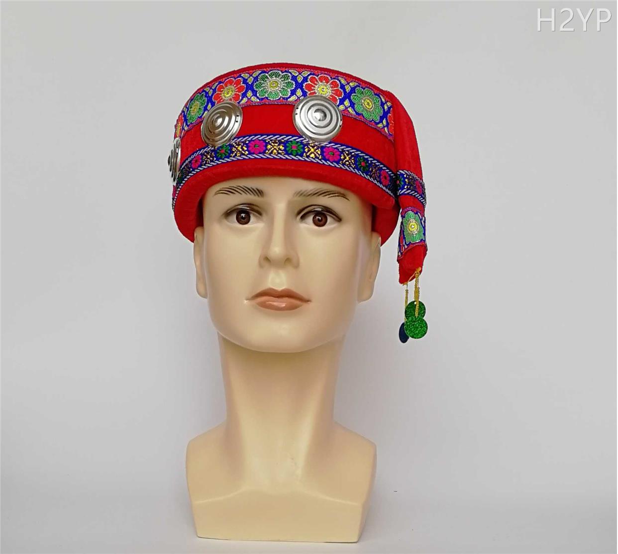 少数民族服装配饰帽子侗族瑶族土家族男士帽子·葫芦丝表演服装帽