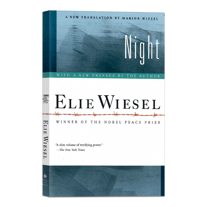 夜晚 英文原版 Night 奥普拉读书会选书 诺贝尔和平奖获得者 Elie Wiesel 埃利·威塞尔 进口文学书 蓝思 (Lexile) 阅读分级570L