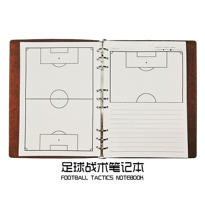 足球战术本教练员本计划本训练本记录比赛教案笔记本教练本战术板