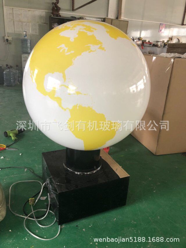 厂促制作亚克力彩色圆球 彩色球灯罩 透明水晶大球罩 有机玻璃品