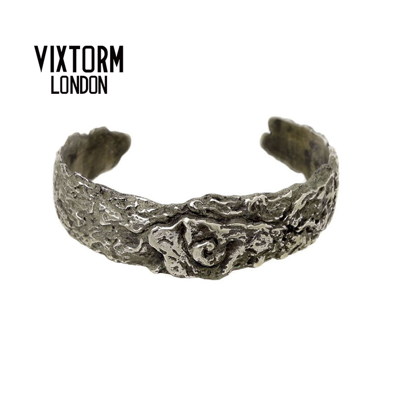 VIXTORM正品手镯 原创设计款复古做旧 白铜镯子 潮牌小众个性情侣