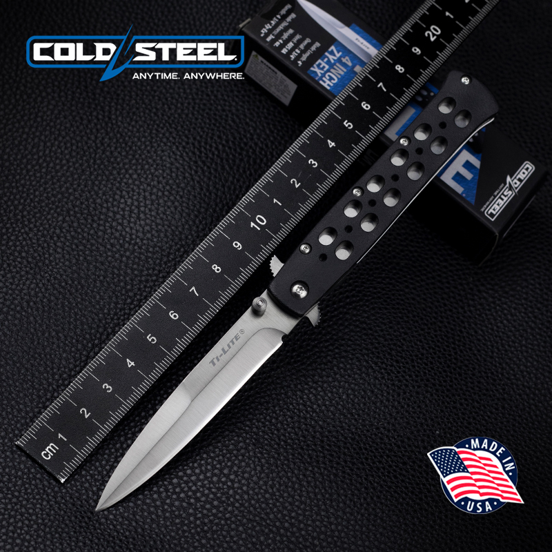 美国正品Cold Steel冷钢26SP剑鱼户外防身野营战术装备便携折叠刀