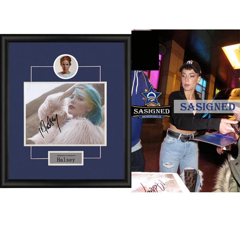 美国女歌手海尔希 Badlands 亲笔签名照片裱框 含SA证书 SA Proof