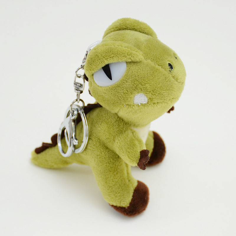 网红创意绿色恐龙恶龙挂件毛绒玩具小公仔汽车钥匙扣玩偶书包挂饰