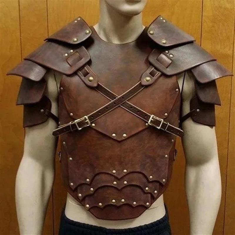 罗马角斗士盔甲铠甲男士欧美中世纪维京时期武士骑士cos肩甲护甲