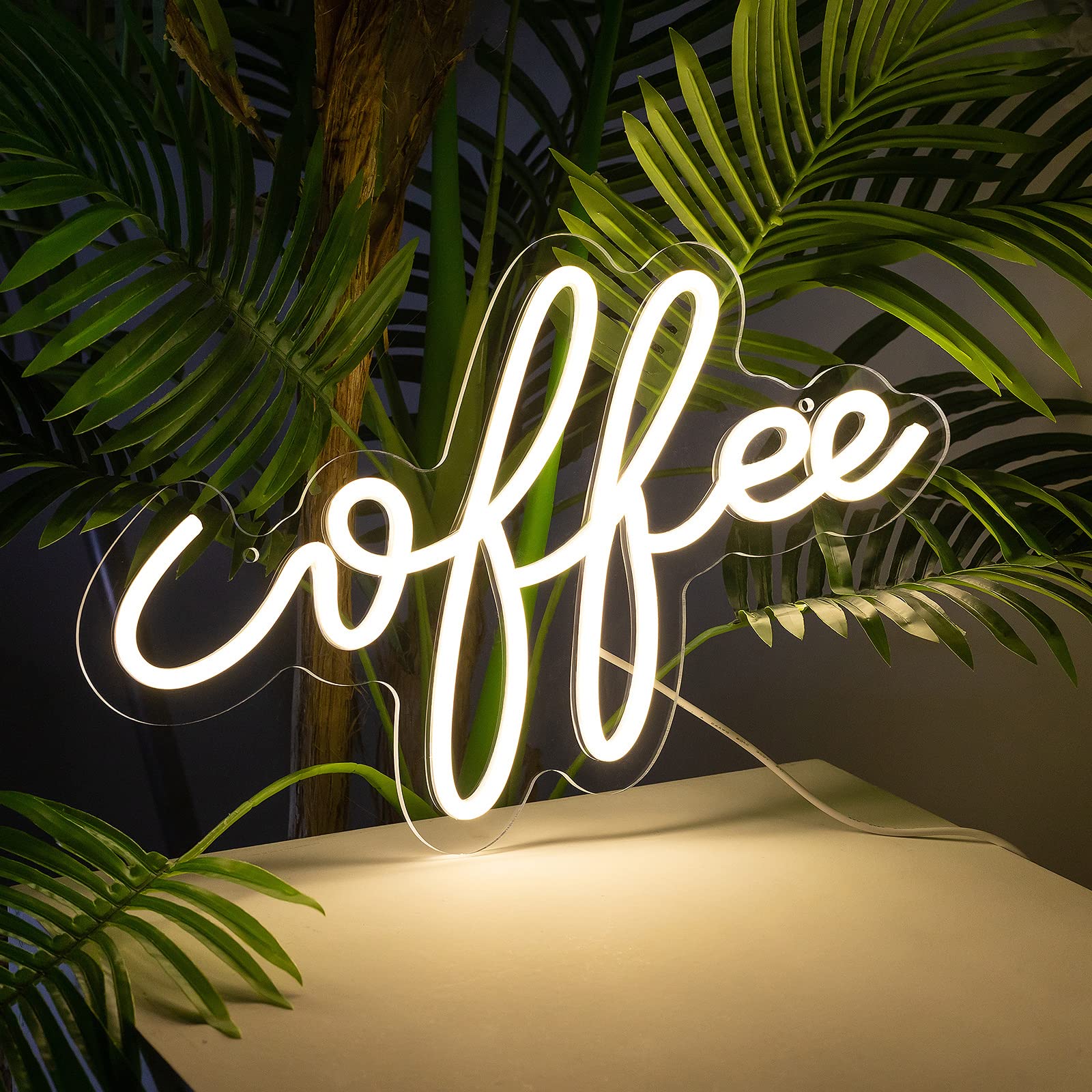 led柔性霓虹灯定制 咖啡店标志coffee广告网红背景墙装饰顺丰包邮